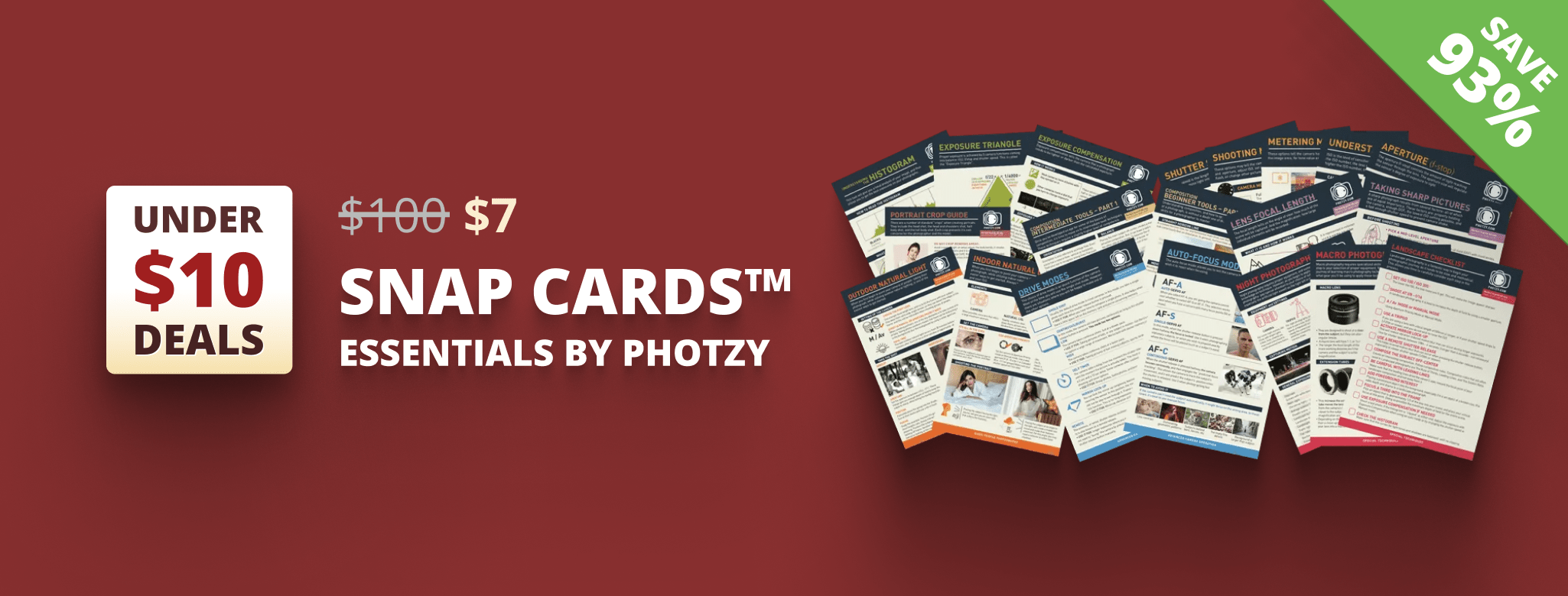 Ofertas de férias até US $ 10: Photzy Deal 1