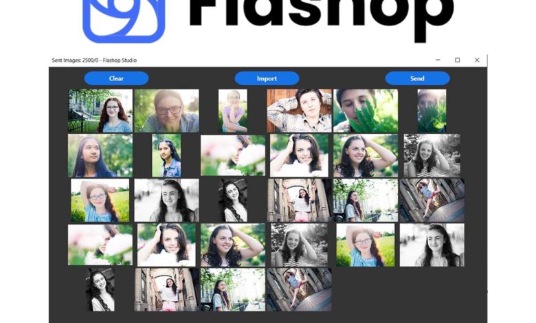 Flashop Studio permite entregar facilmente fotos aos clientes