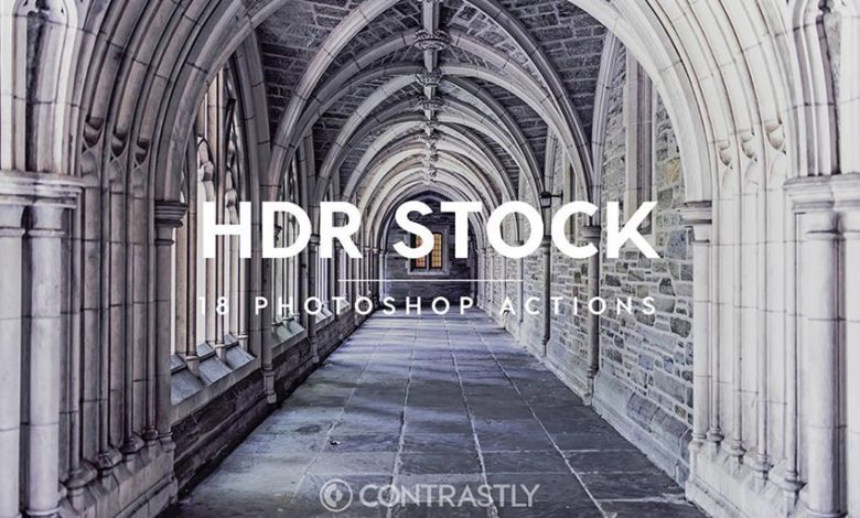 Ações do Photoshop HDR Stock