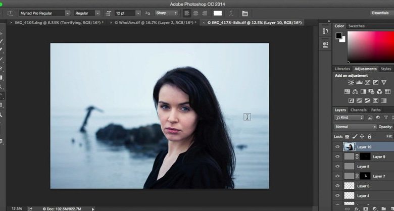 Editando uma imagem no Adobe Photoshop